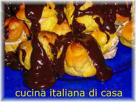 Ricetta Profiteroles Profitterol Alla Banana Ricette Di Cucina