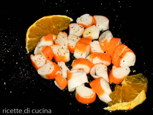ricetta surimi arancia