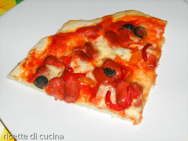 rietta pizza olive nere peperoni agrodolce