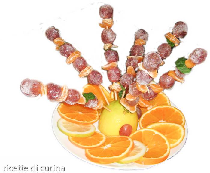 ricetta spiedini stecchi frutta brnata