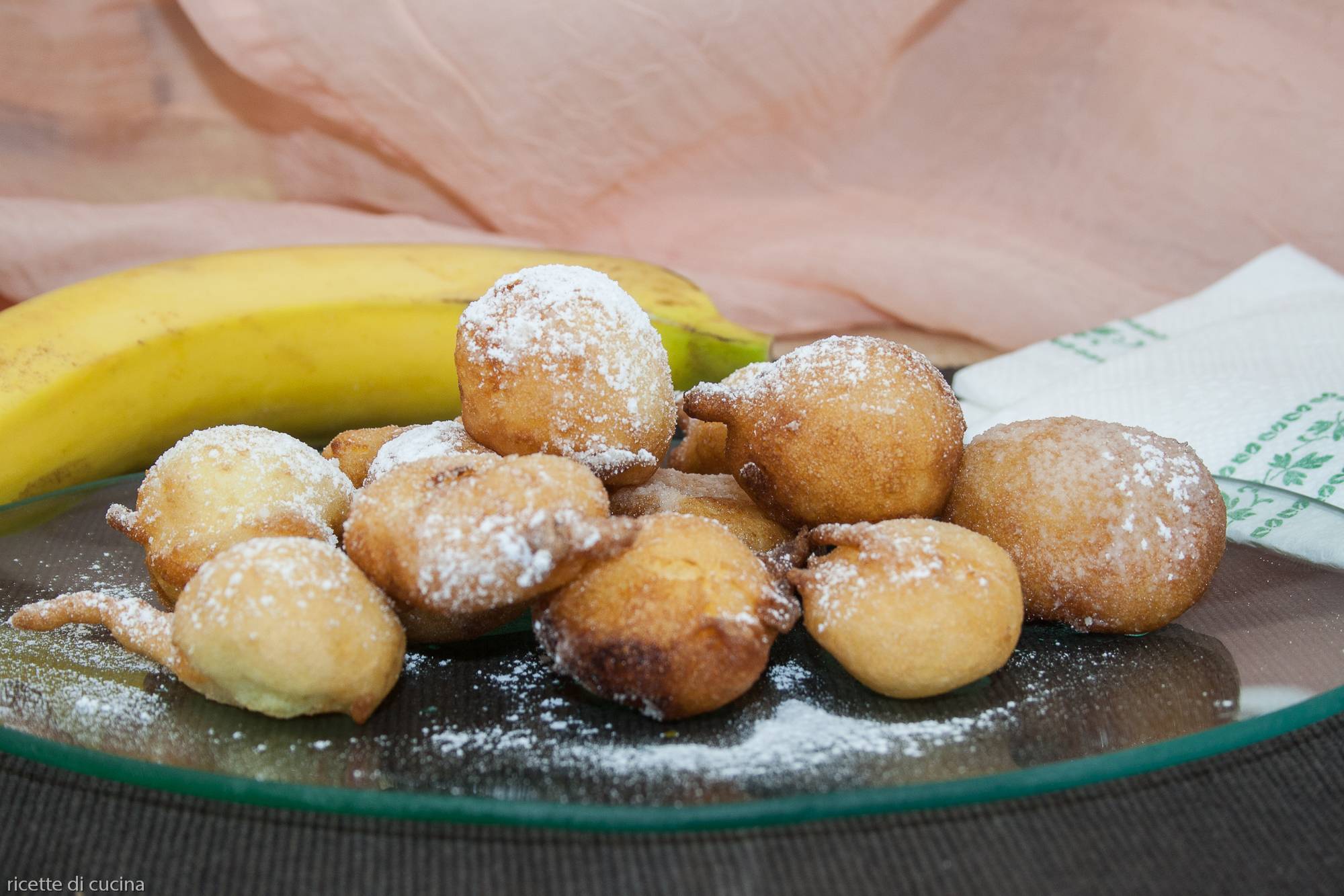 ricetta frittelle banana