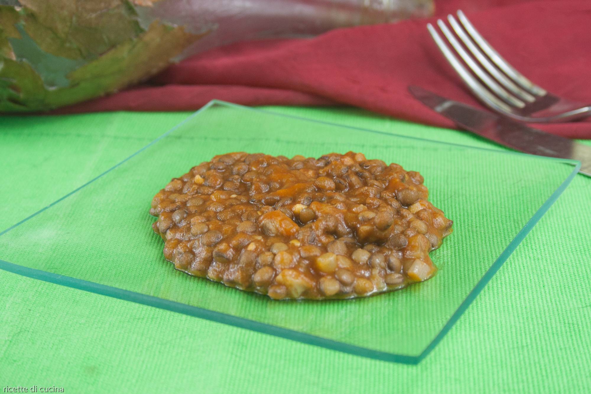 lenticchie funghi