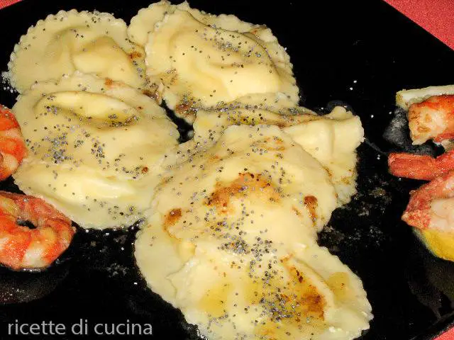 ricetta ravioli gamberi limone