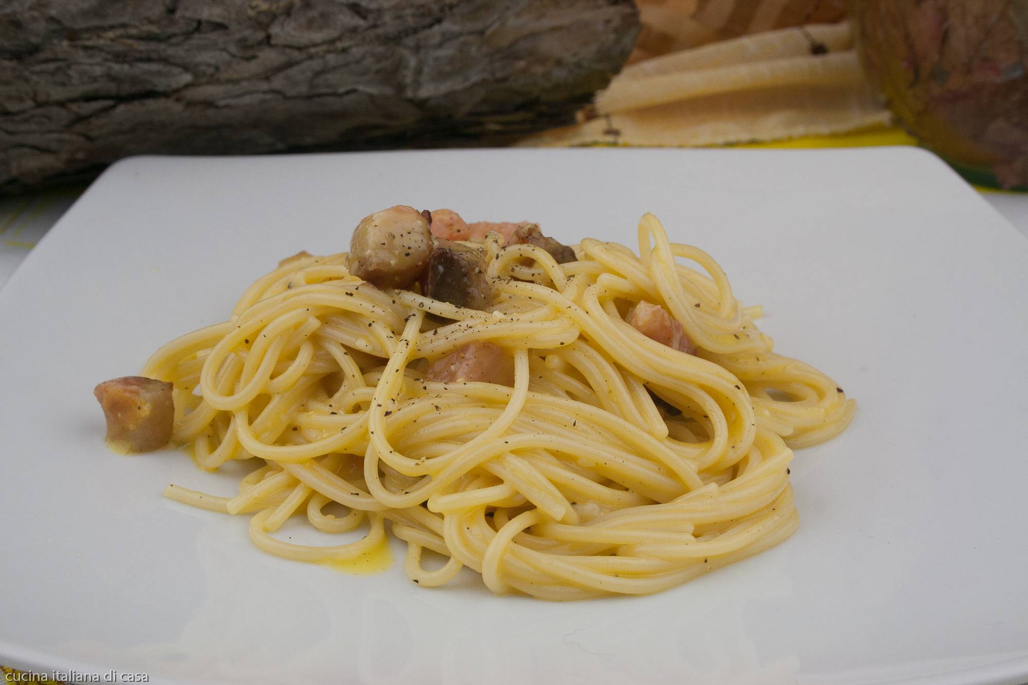 ricetta tradizionale spaghetti carbonara