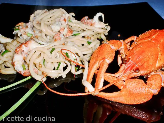 ricetta spaghetti gamberi fiume