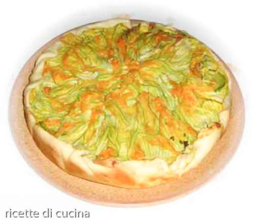 Torta Salata Di Zucchine Con Fiori Ricette Di Cucina