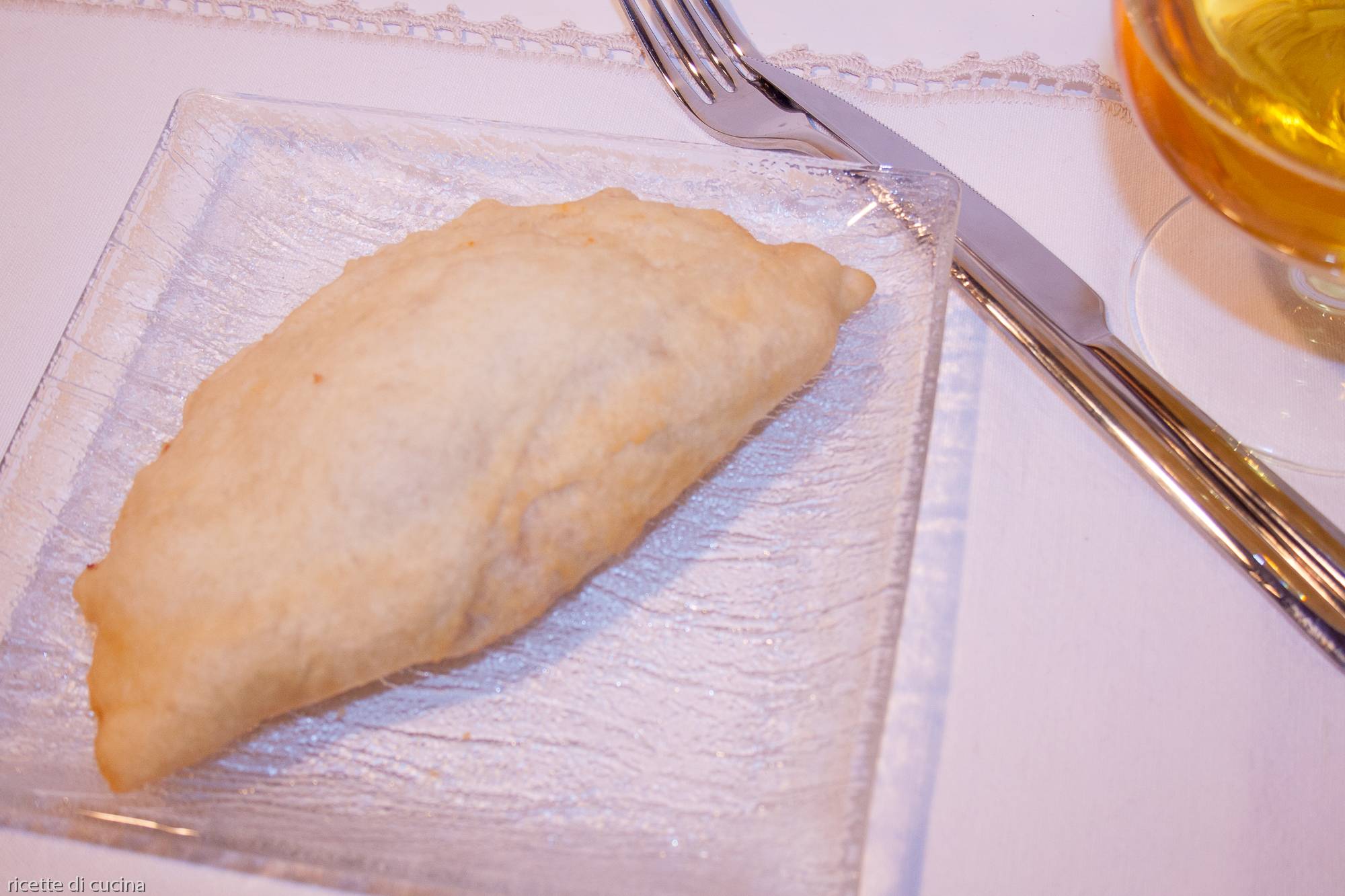 ricetta panzerotti prosciutto cotto funghetti
