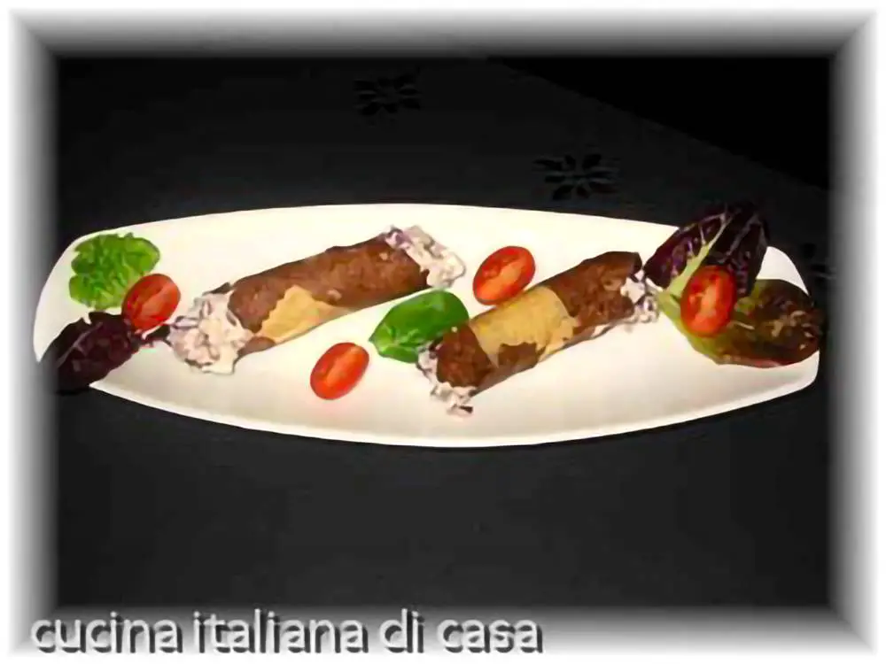 Cannoli Salati All Aceto Balsamico Ricette Di Cucina