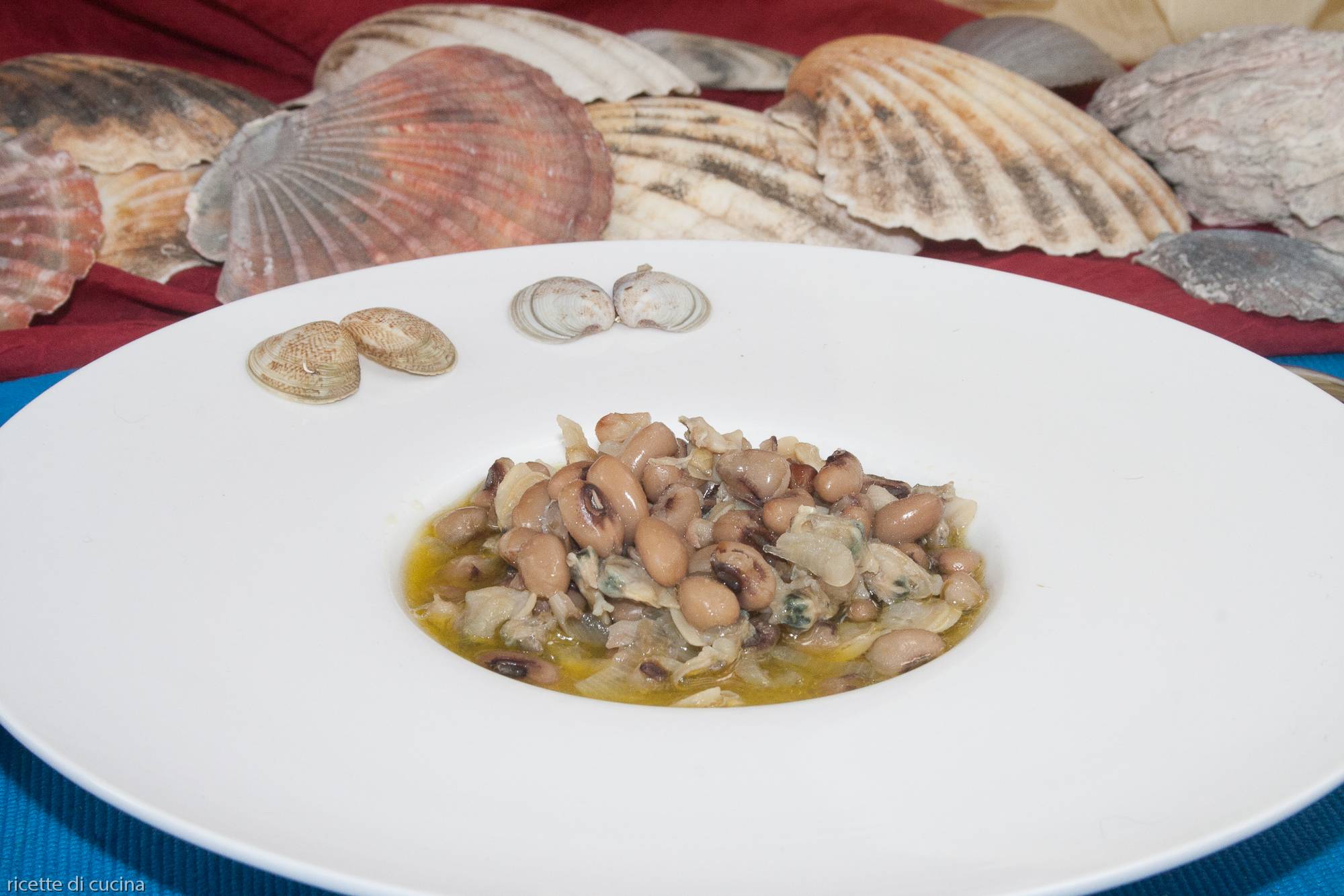 ricetta zuppa fagiolina vongole