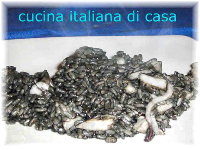 ricetta risotto nero seppia