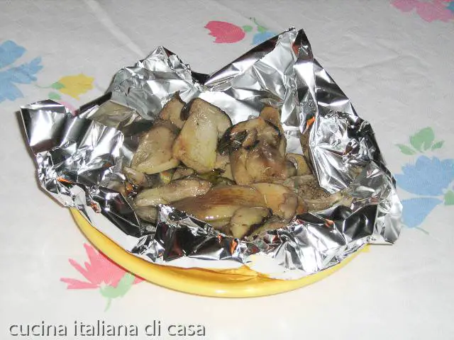 ricetta porcini al cartoccio